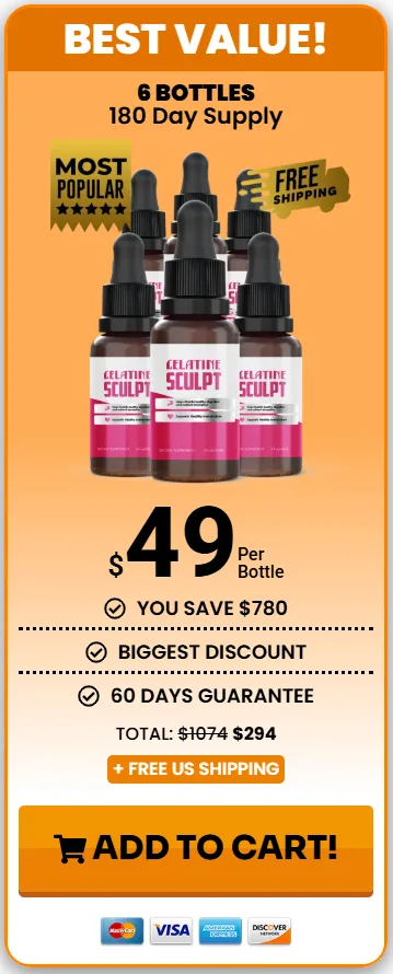 Gelatine Sculpt order 6 bottles